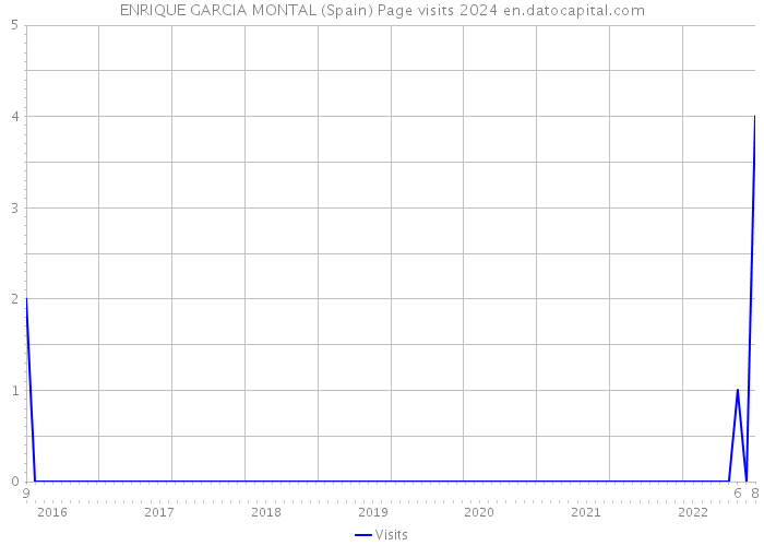 ENRIQUE GARCIA MONTAL (Spain) Page visits 2024 