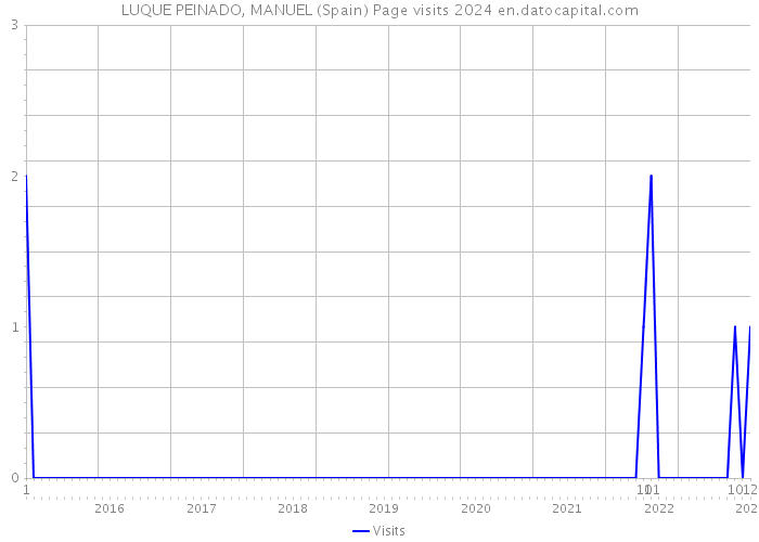 LUQUE PEINADO, MANUEL (Spain) Page visits 2024 