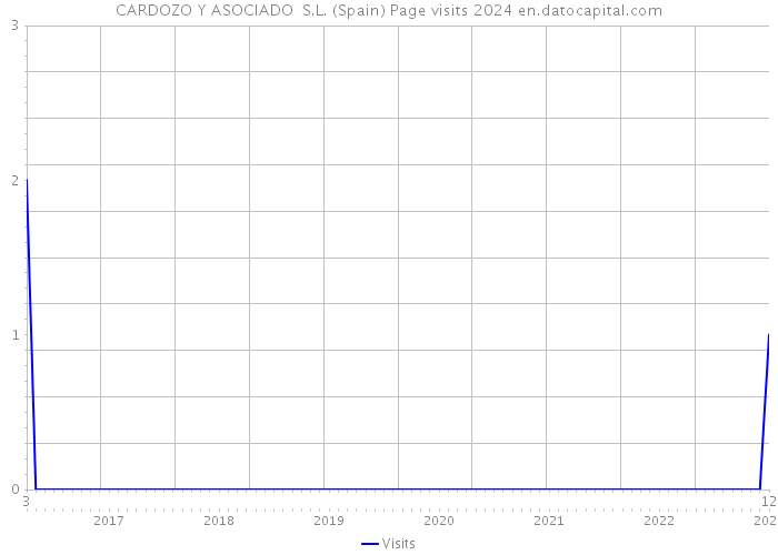 CARDOZO Y ASOCIADO S.L. (Spain) Page visits 2024 