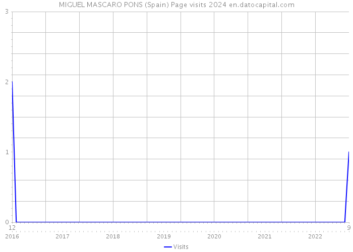 MIGUEL MASCARO PONS (Spain) Page visits 2024 