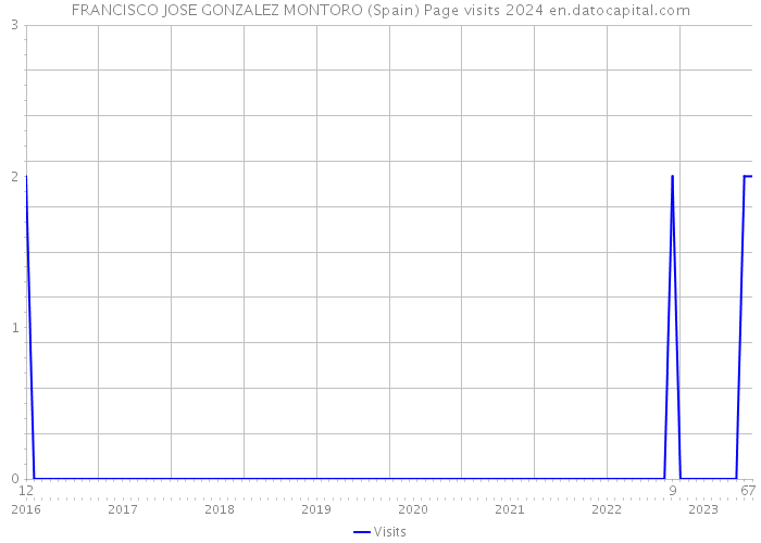 FRANCISCO JOSE GONZALEZ MONTORO (Spain) Page visits 2024 