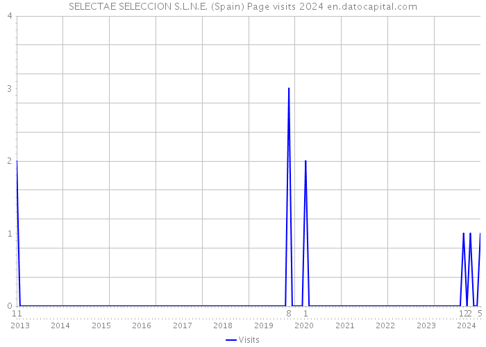 SELECTAE SELECCION S.L.N.E. (Spain) Page visits 2024 