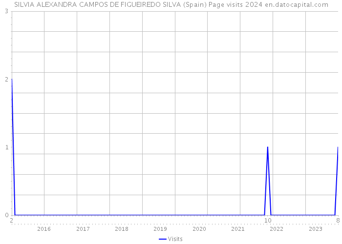 SILVIA ALEXANDRA CAMPOS DE FIGUEIREDO SILVA (Spain) Page visits 2024 