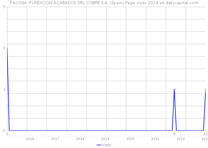 FACOSA-FUNDICION ACABADOS DEL COBRE S.A. (Spain) Page visits 2024 