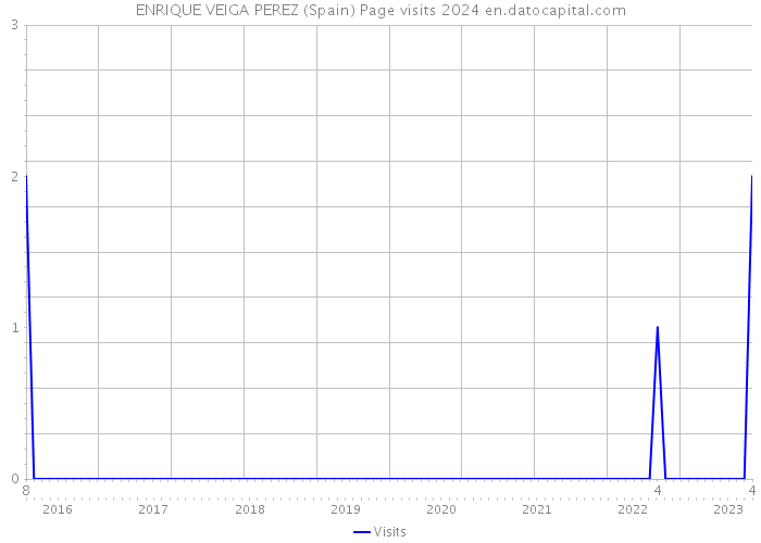 ENRIQUE VEIGA PEREZ (Spain) Page visits 2024 