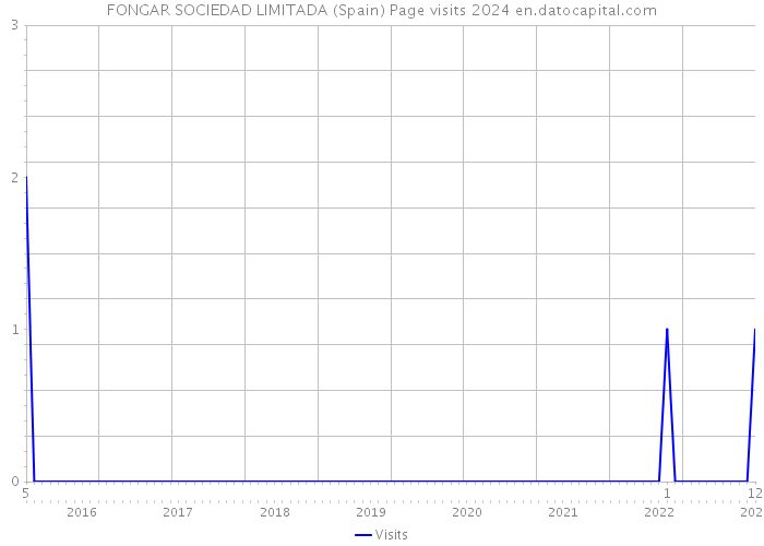 FONGAR SOCIEDAD LIMITADA (Spain) Page visits 2024 