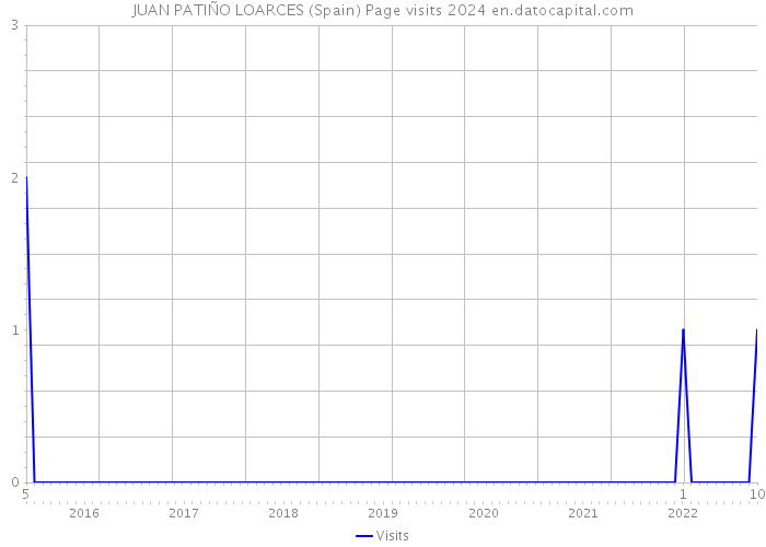 JUAN PATIÑO LOARCES (Spain) Page visits 2024 