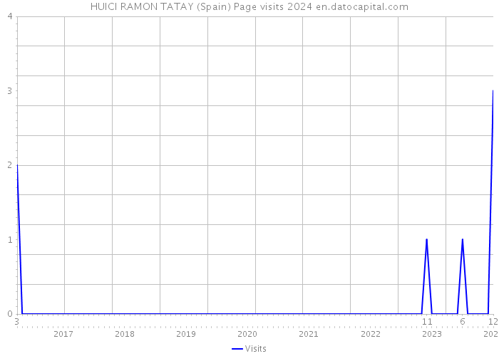 HUICI RAMON TATAY (Spain) Page visits 2024 