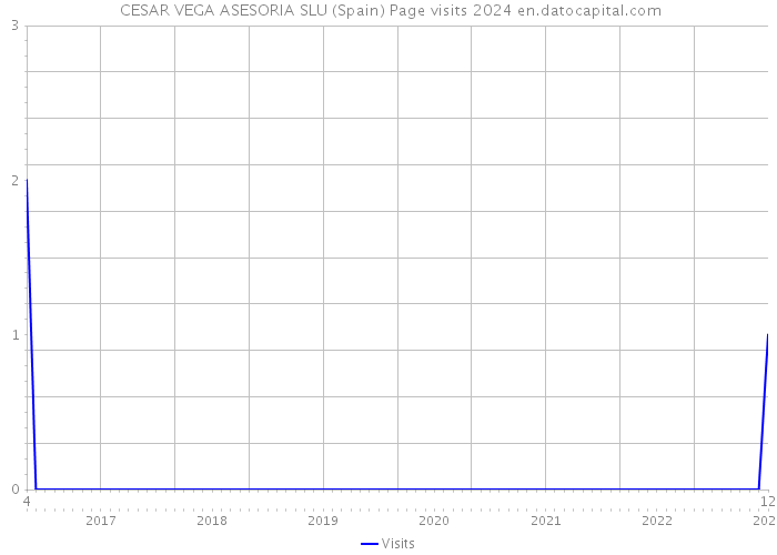  CESAR VEGA ASESORIA SLU (Spain) Page visits 2024 
