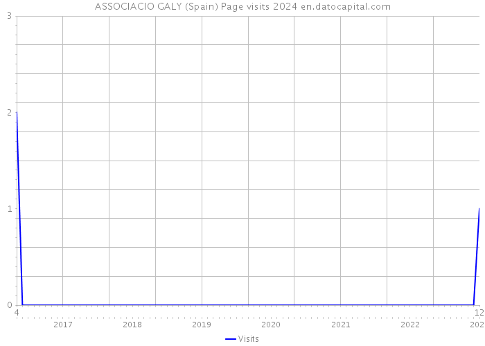 ASSOCIACIO GALY (Spain) Page visits 2024 