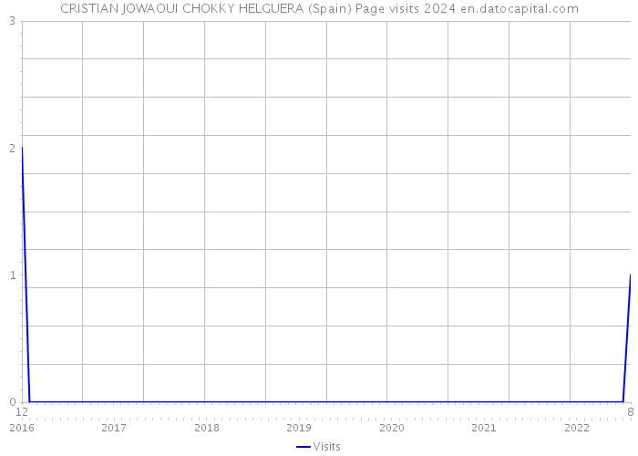 CRISTIAN JOWAOUI CHOKKY HELGUERA (Spain) Page visits 2024 