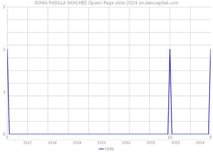 SONIA PADILLA SANCHEZ (Spain) Page visits 2024 