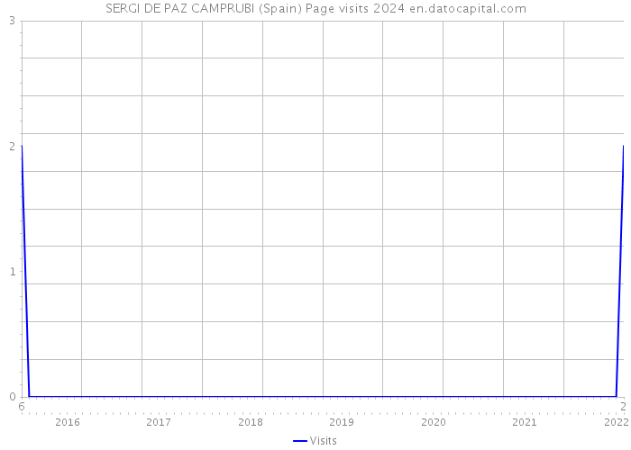 SERGI DE PAZ CAMPRUBI (Spain) Page visits 2024 