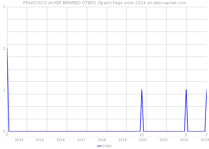 FRANCISCO JAVIER BERMEJO OTERO (Spain) Page visits 2024 
