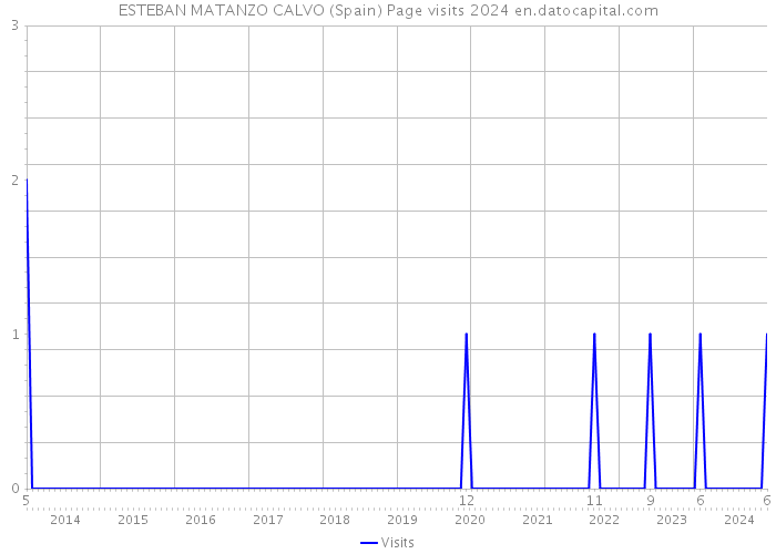 ESTEBAN MATANZO CALVO (Spain) Page visits 2024 