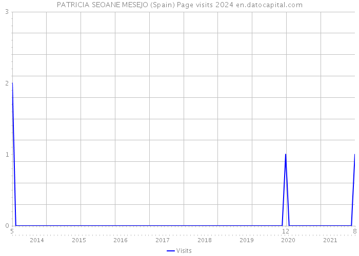 PATRICIA SEOANE MESEJO (Spain) Page visits 2024 