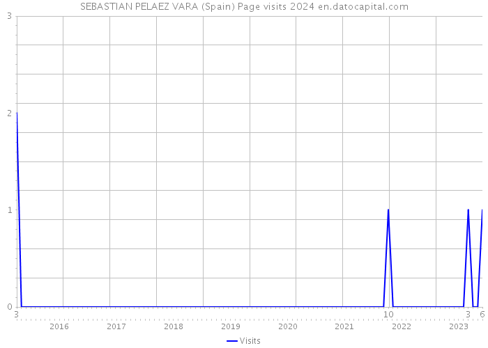 SEBASTIAN PELAEZ VARA (Spain) Page visits 2024 