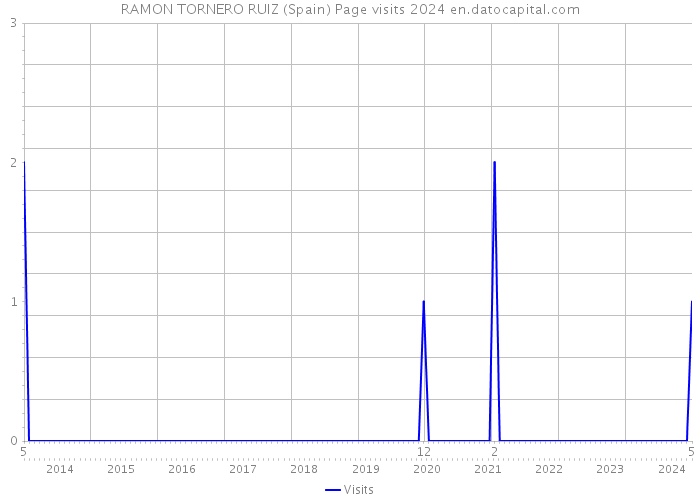 RAMON TORNERO RUIZ (Spain) Page visits 2024 