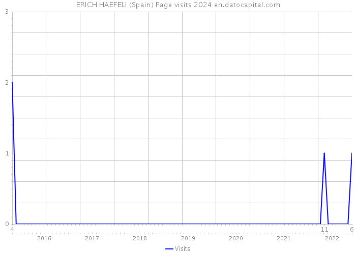 ERICH HAEFELI (Spain) Page visits 2024 