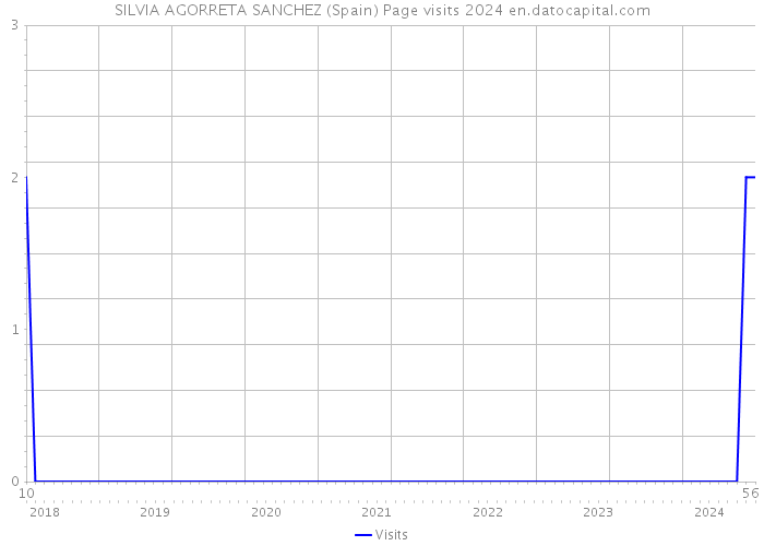 SILVIA AGORRETA SANCHEZ (Spain) Page visits 2024 