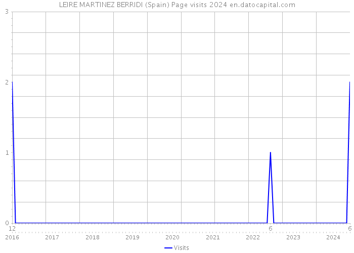 LEIRE MARTINEZ BERRIDI (Spain) Page visits 2024 