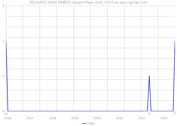 EDUARDO SANZ PINEDO (Spain) Page visits 2024 