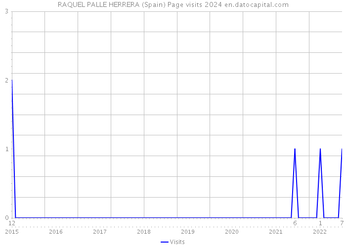 RAQUEL PALLE HERRERA (Spain) Page visits 2024 