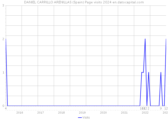 DANIEL CARRILLO ARENILLAS (Spain) Page visits 2024 