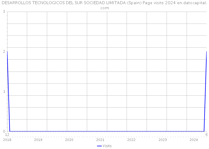 DESARROLLOS TECNOLOGICOS DEL SUR SOCIEDAD LIMITADA (Spain) Page visits 2024 