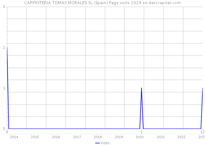 CARPINTERIA TOMAS MORALES SL (Spain) Page visits 2024 