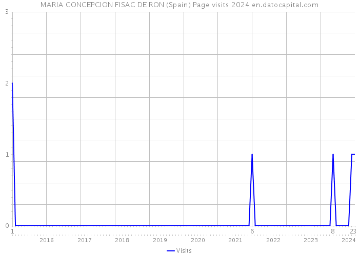 MARIA CONCEPCION FISAC DE RON (Spain) Page visits 2024 
