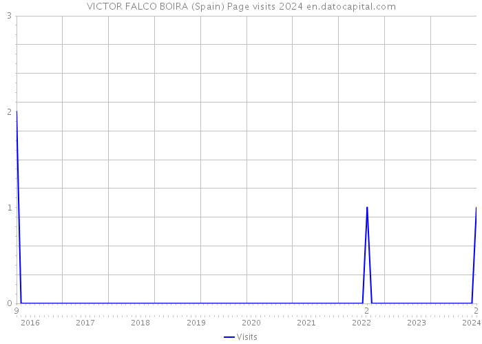 VICTOR FALCO BOIRA (Spain) Page visits 2024 