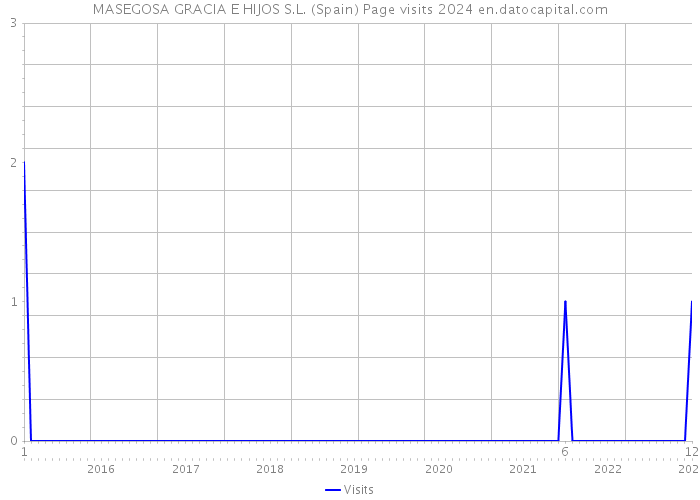 MASEGOSA GRACIA E HIJOS S.L. (Spain) Page visits 2024 