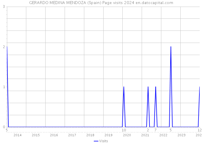 GERARDO MEDINA MENDOZA (Spain) Page visits 2024 