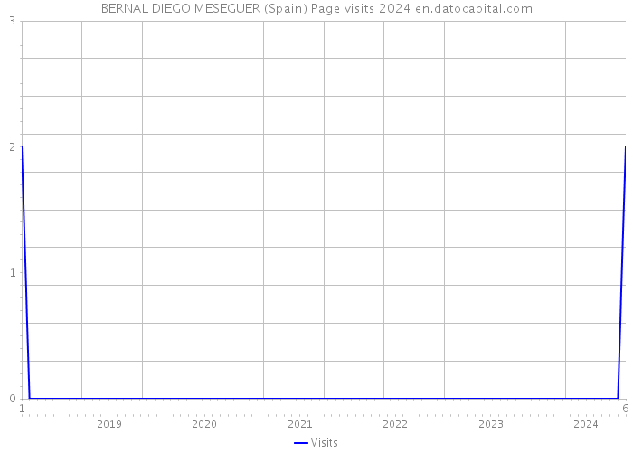 BERNAL DIEGO MESEGUER (Spain) Page visits 2024 