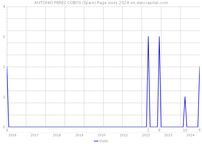 ANTONIO PEREZ COBOS (Spain) Page visits 2024 