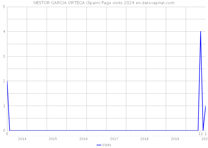 NESTOR GARCIA ORTEGA (Spain) Page visits 2024 