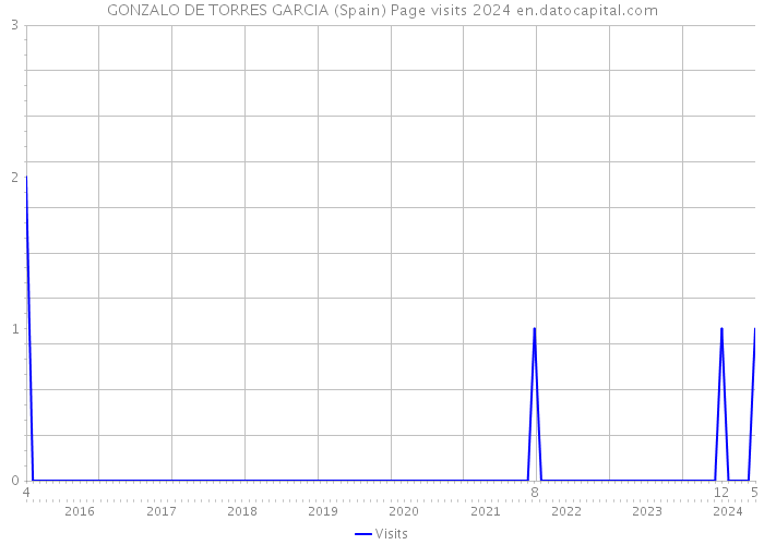 GONZALO DE TORRES GARCIA (Spain) Page visits 2024 