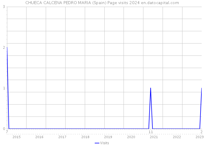 CHUECA CALCENA PEDRO MARIA (Spain) Page visits 2024 