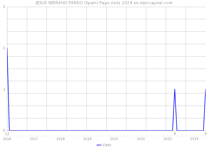 JESUS SERRANO PARDO (Spain) Page visits 2024 
