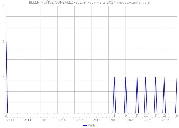 BELEN MUÑOZ GONZALEZ (Spain) Page visits 2024 