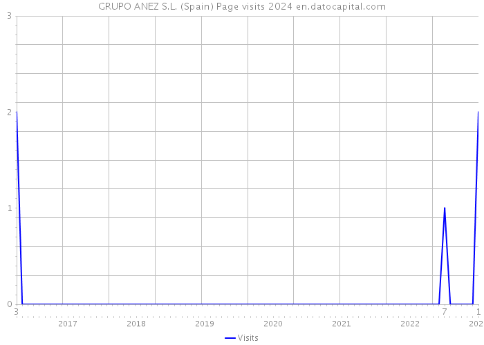 GRUPO ANEZ S.L. (Spain) Page visits 2024 