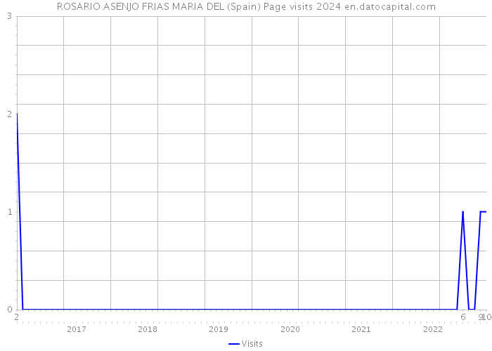 ROSARIO ASENJO FRIAS MARIA DEL (Spain) Page visits 2024 