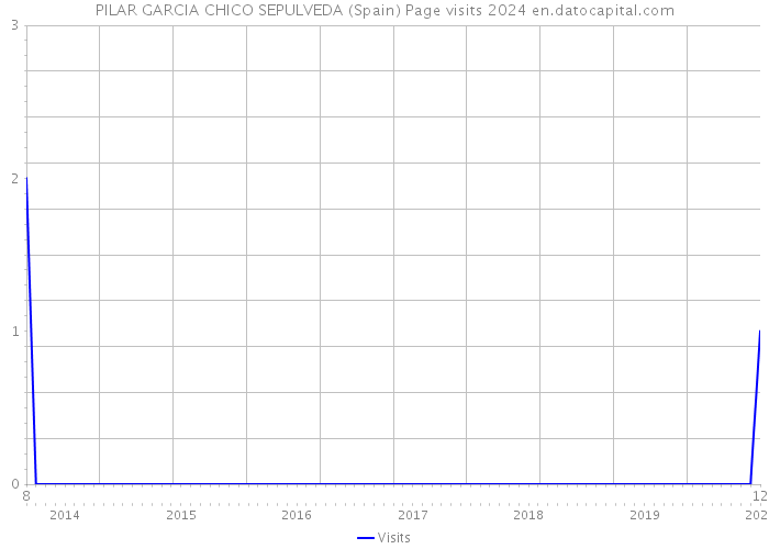 PILAR GARCIA CHICO SEPULVEDA (Spain) Page visits 2024 