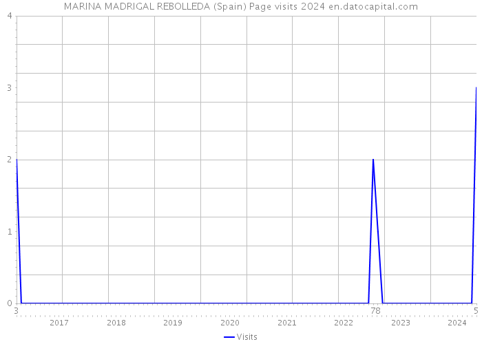 MARINA MADRIGAL REBOLLEDA (Spain) Page visits 2024 