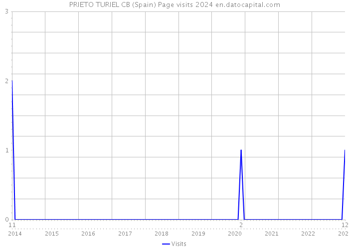 PRIETO TURIEL CB (Spain) Page visits 2024 