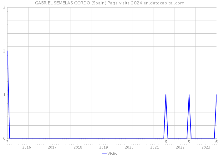 GABRIEL SEMELAS GORDO (Spain) Page visits 2024 