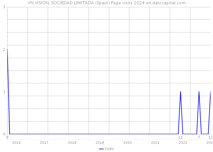 VN VISION, SOCIEDAD LIMITADA (Spain) Page visits 2024 