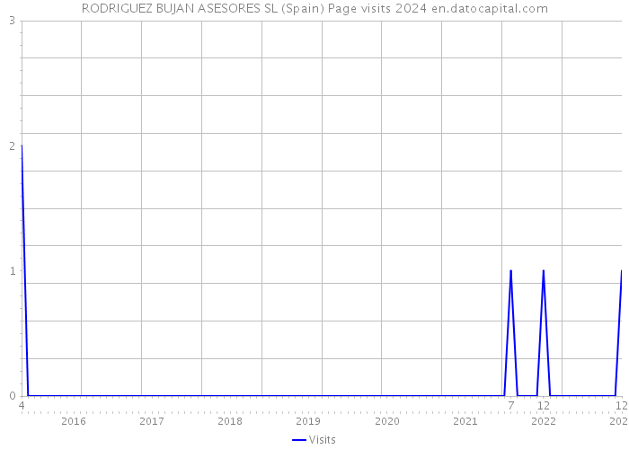 RODRIGUEZ BUJAN ASESORES SL (Spain) Page visits 2024 