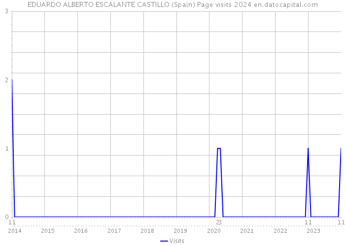 EDUARDO ALBERTO ESCALANTE CASTILLO (Spain) Page visits 2024 